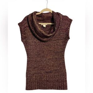 Charlotte Russe Maroon Cowl Neck Sweater